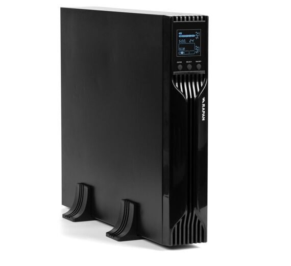 Источник бесперебойного питания RAPAN-UPS 1000-RACK-IN-2X9